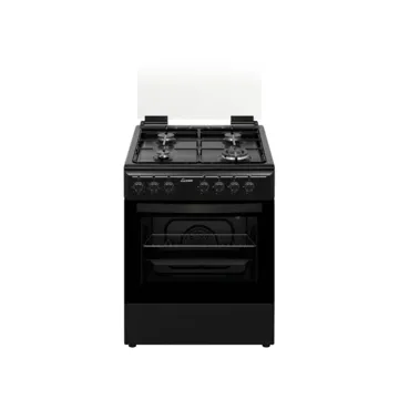 Eldo Gas Cooker 4 Burner 60X55Cm Black Oven Grill