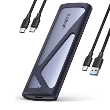UGreen M.2 NVMe and SATA SSD Enclosure Reader Adapter – 10Gbps USB C 3.2 Gen2