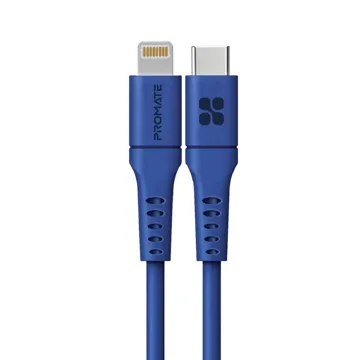 Promate 20W USB-C to Lightning Data & Charge Cable, 1.2m Length