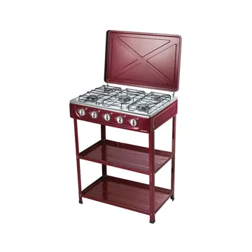 Nasco 5 Burner Gas Stove with Shelve Stands