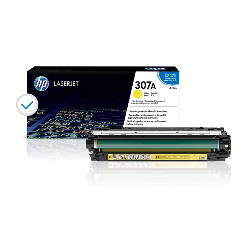 HP Toner CE742 (307A) Yellow