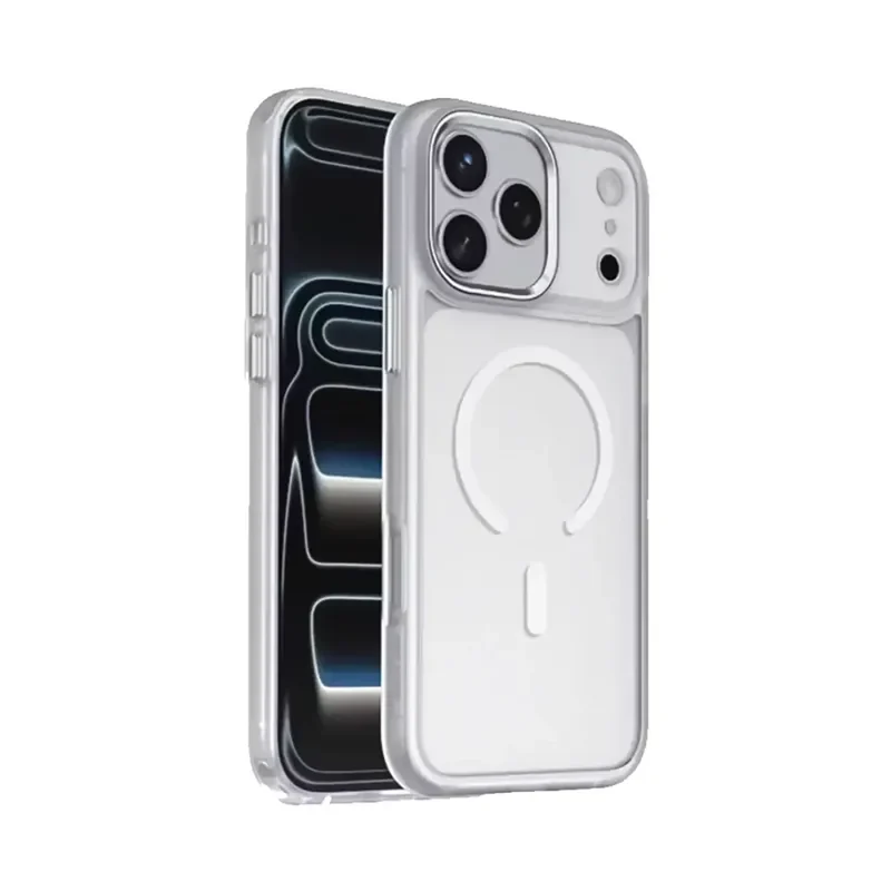 Green Lion Titan MagSafe Military-Grade Case for iPhone 17 Pro – Silver