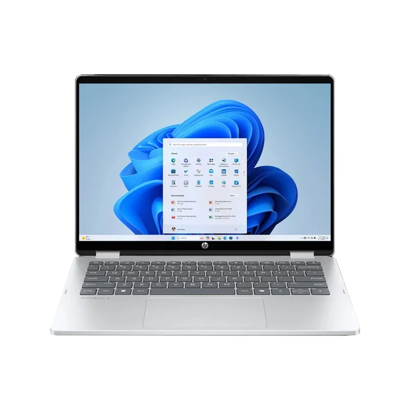 HP OmniBook 5 Flip 2 in1 C5 120U 8GB DDR5 512GB M.2 SSD Intel Graphics 14.0 OLed Touch Silver