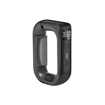 Promate Portable High-Accuracy Digital Luggage Scale with Touch Screen LCD Black