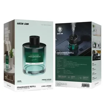 Green Lion Fragrance Refill for Green Lion Fragrance Diffuser – Black