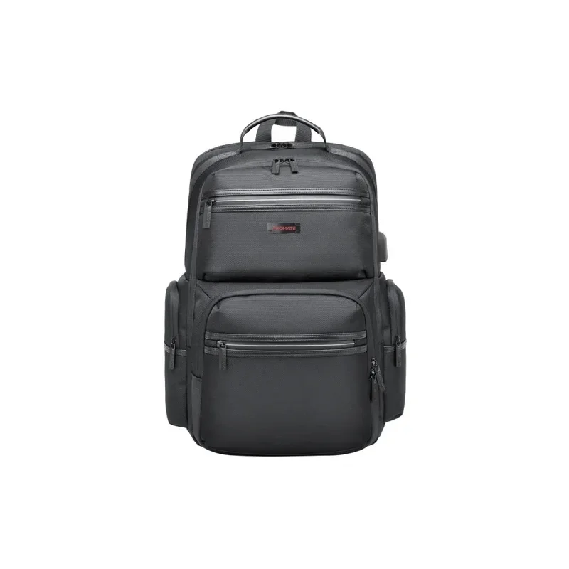 Promate 15.6″ Laptop Backpack made from 1680D Polyester with Multiple Compartments and Chest Strap