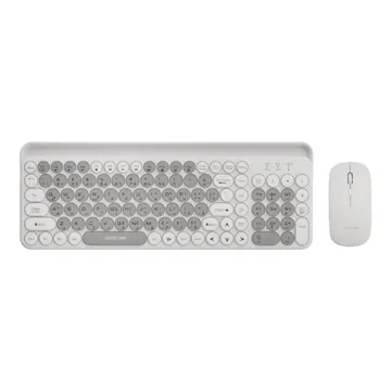 Green Lion Wireless Duo Wireless Mouse + Keyboard – Grey