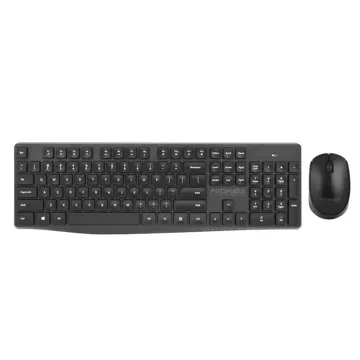 Promate Soft Touch Lightweight Ergonomic Wireless Keyboard & Mouse Combo