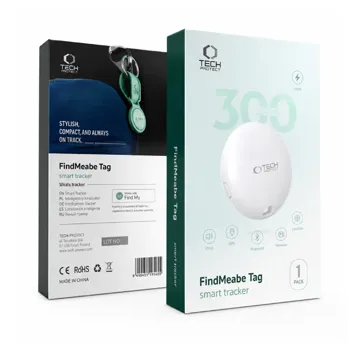 Green Lion Find Mate Tag -White