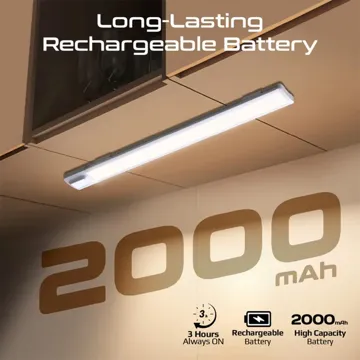 Promate 60cm Rechargeable Light Strip with Motion Sensor