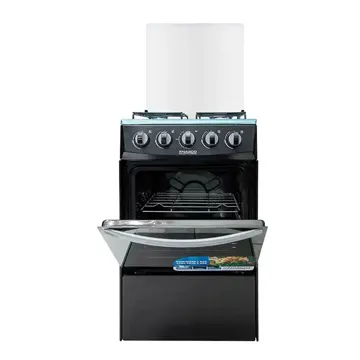 Nasco Gas Cooker 4 Burner 50 x 50 cm Silver Oven