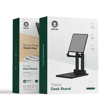 Green Lion Tablet Desk Stand – Black