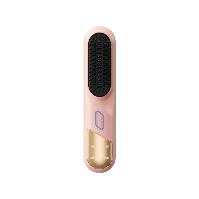 Porodo Lifestyle 4000mah Cordless Straightening Comb – Pink