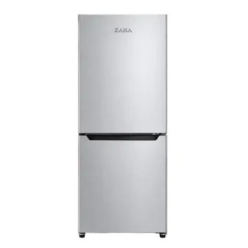 Zara Fridge Bottom Freezer 258Ltr Lock Ligh Dark Silver