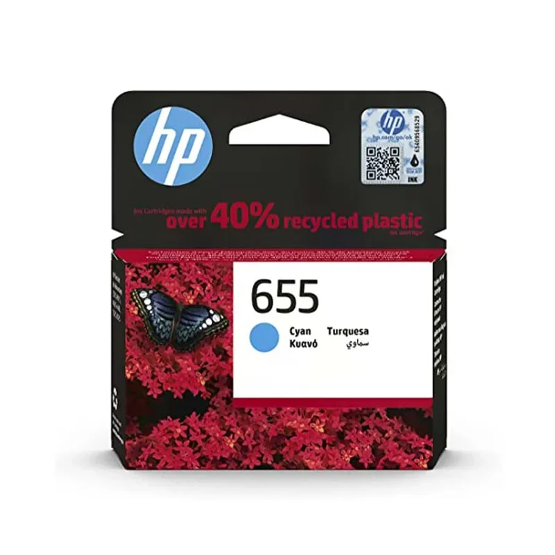 HP 655 Original Ink Cartridge | Cyan