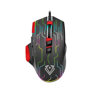Vertux Wired Gaming Mouse Red