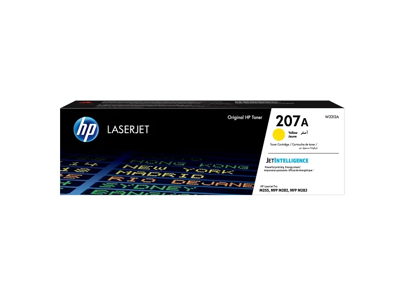 HP 207A Yellow Original Toner Cartridge (W2212A)