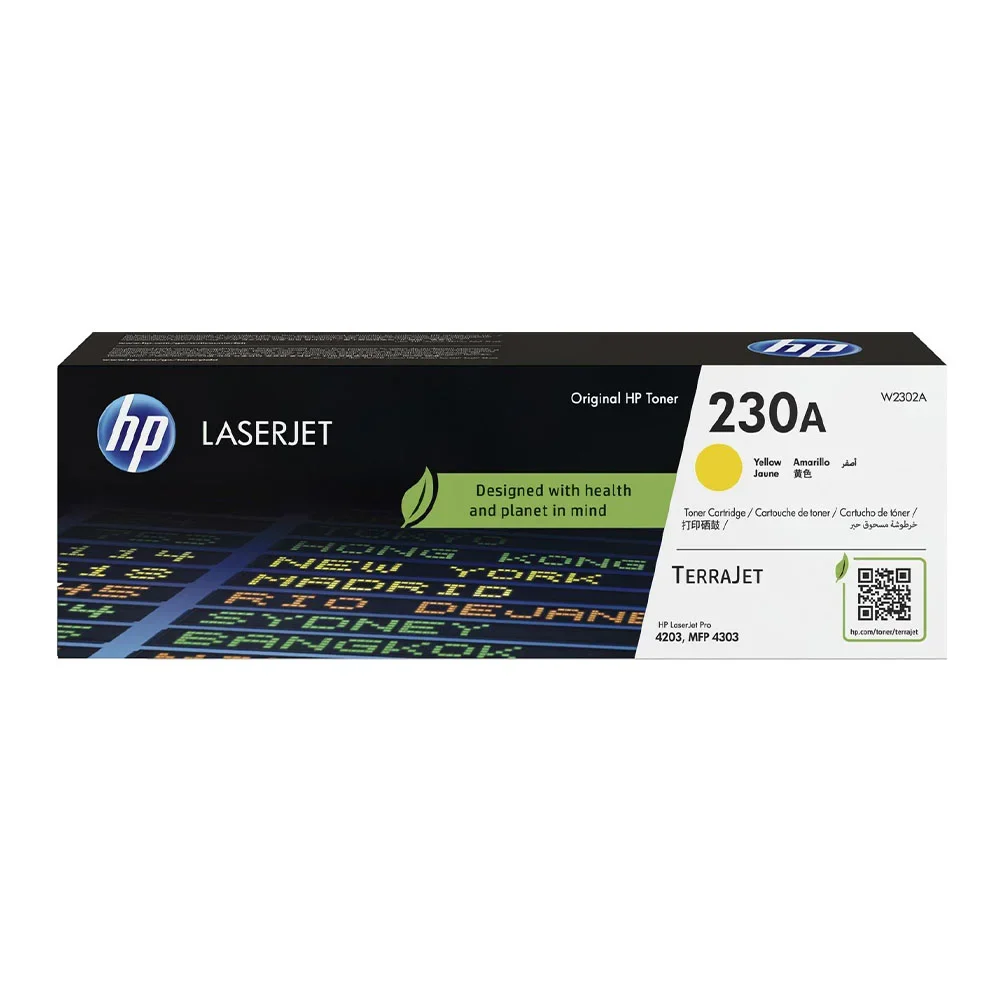 HP 230A Yellow Original Toner Cartridge (W2302A)