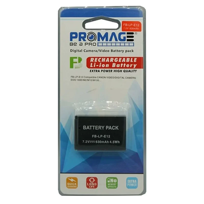 Promage Battery LPE12 Compatible with EOS M ,EOS M2 EOS M10