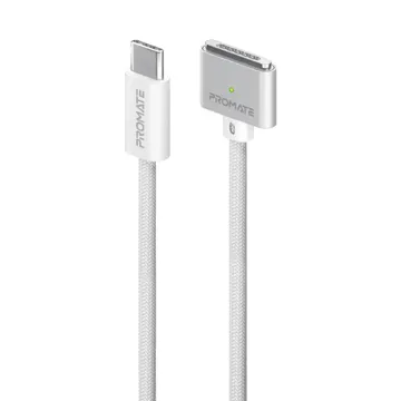 Promate 140W USB-C to MagSafe 3 Charging cable for MacBook