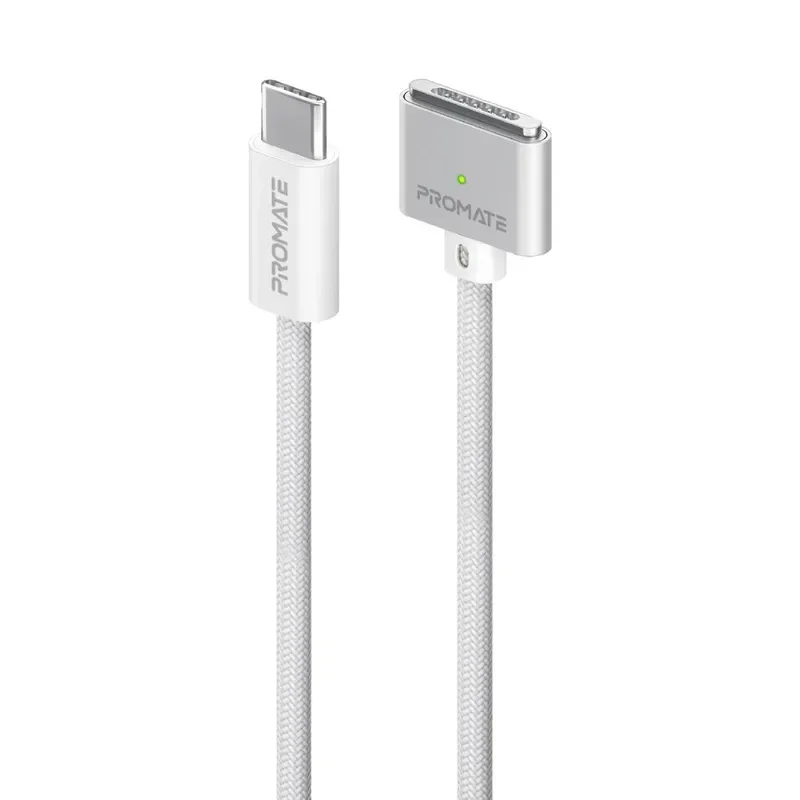Promate 140W USB-C to MagSafe 3 Charging cable for MacBook