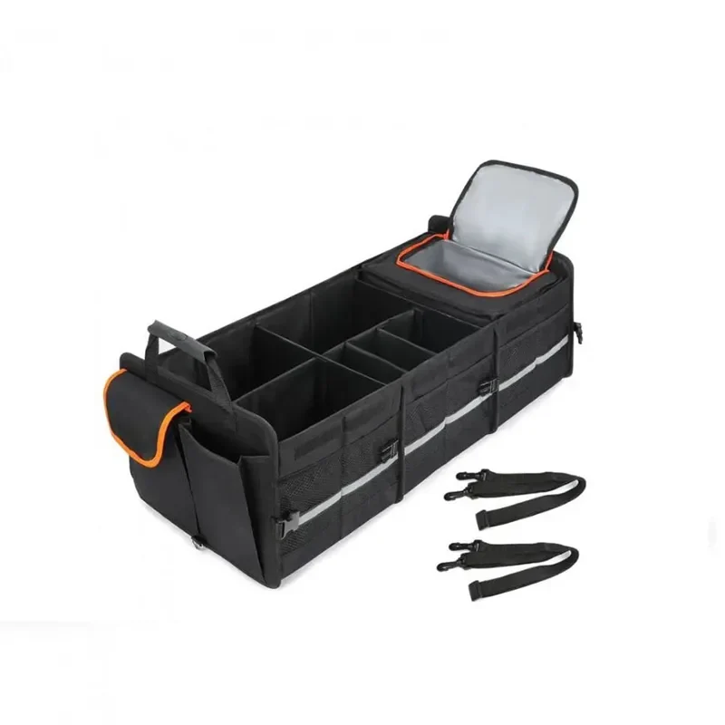 Green Lion Car Trunk Organizer Orange Black