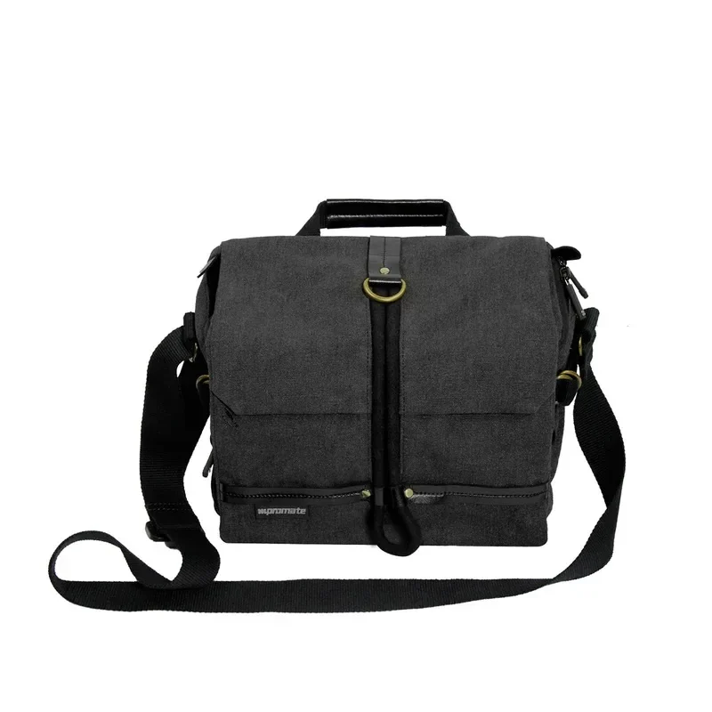 Contemporary DSLR Camera Bag with Adjustable Storage