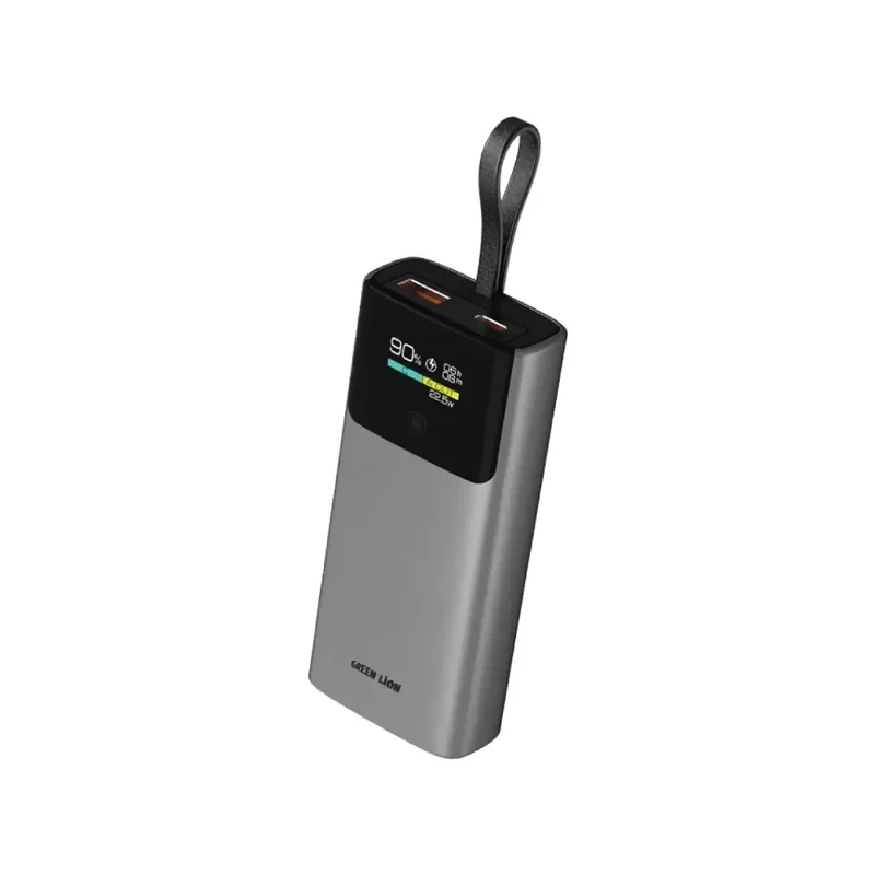 Green Lion Voltix 10000mAh Power Bank PD20W – Grey