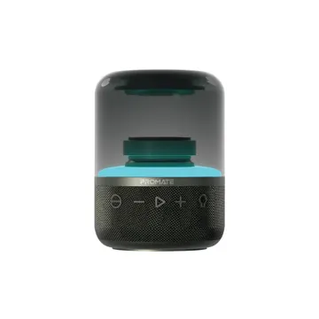 Promate 8W Surround Sound LED Bluetooth Speaker with AUX/TF/Handsfree