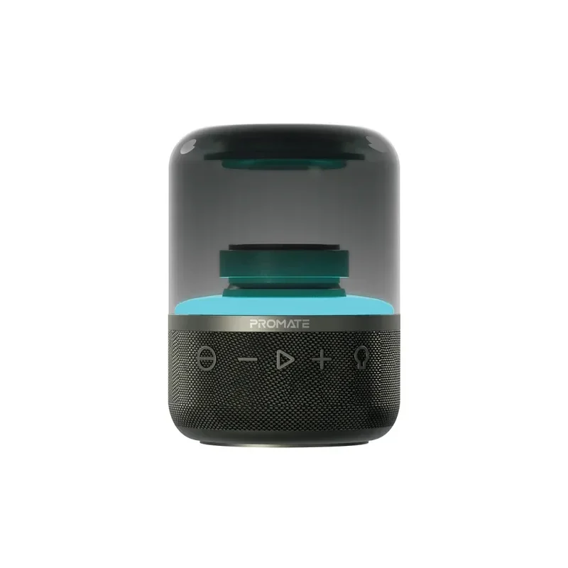 Promate 8W Surround Sound LED Bluetooth Speaker with AUX/TF/Handsfree