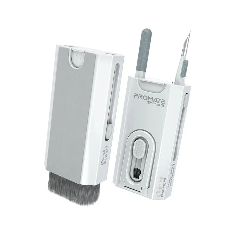 Promate 8-in-1 Multifunctional Cleaning Kit with Phone Holder