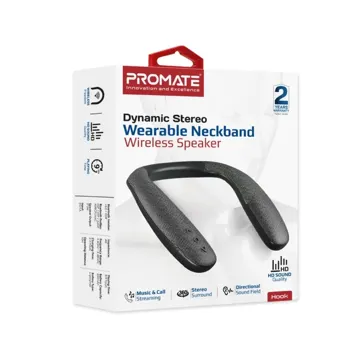 Promate High Definition Bluetooth v5.0 Neckband Speaker