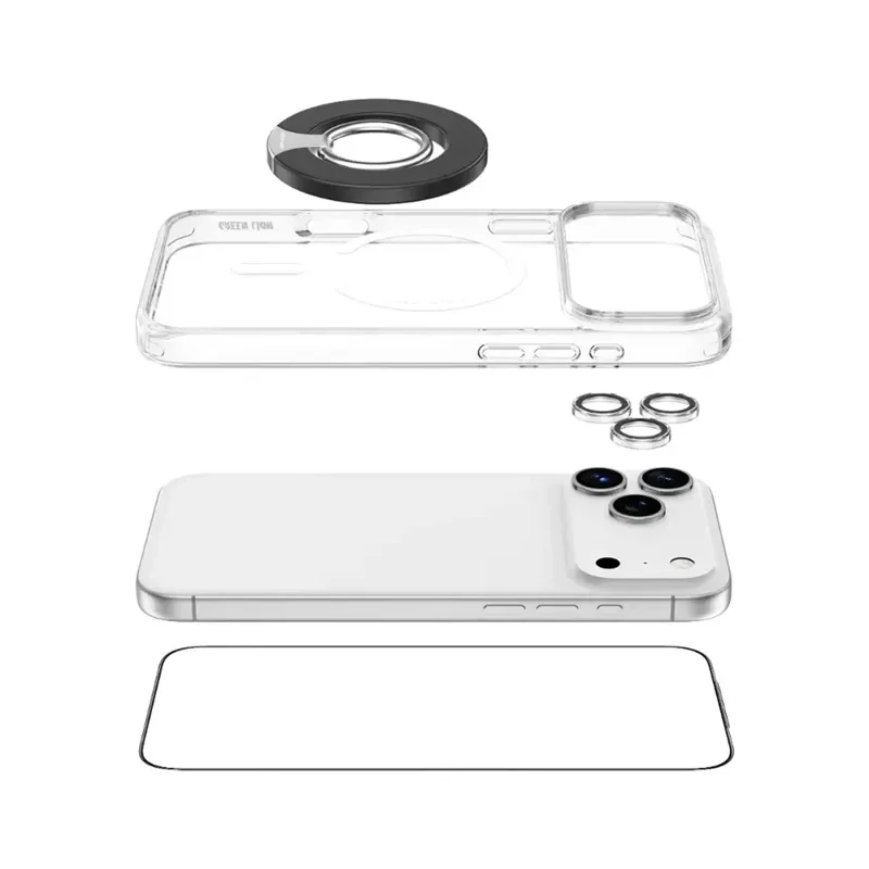 Green Lion 4-in-1 Protection Pack for iPhone 17 Pro – Clear