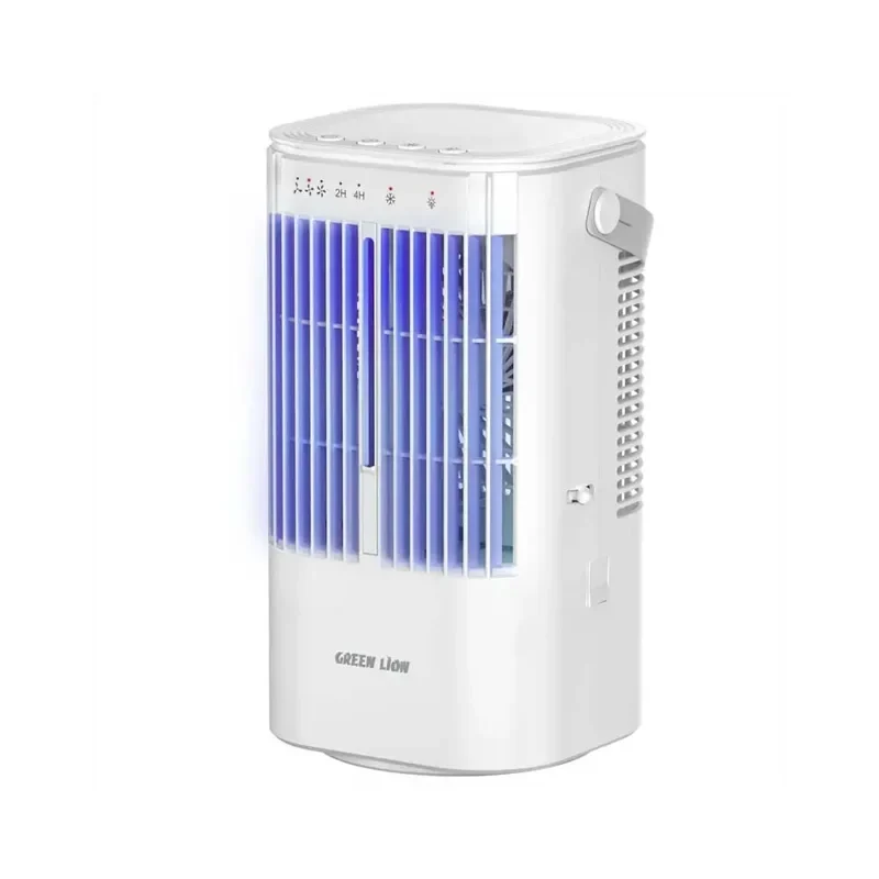Green Lion Compact Air Cooler Fan with 900mL Water Tank – White
