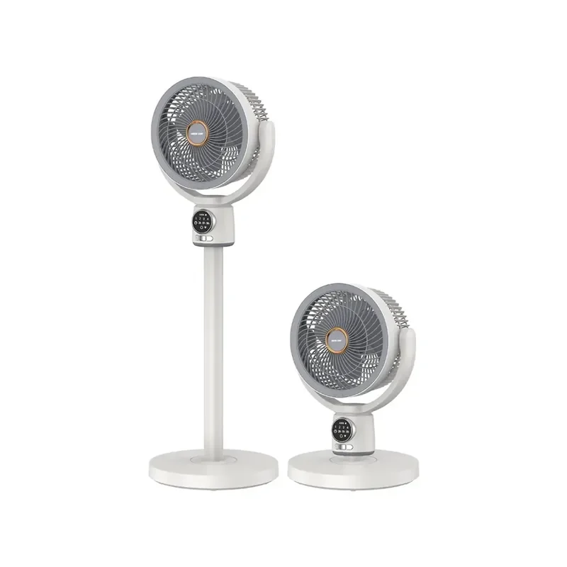 Green Lion Quad Flex Fan Rechargeable 8-Inch 3-Blade – White