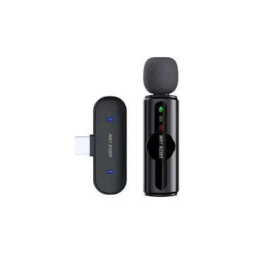 Green Lion GM-75X Microphone 3-Level Noise Cancellation – Black