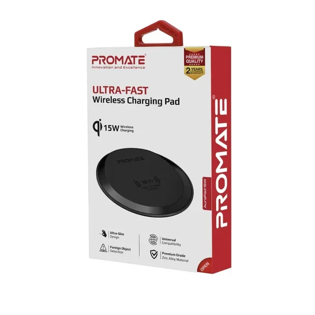 Promate Ultra-Fast Wireless Charging Pad