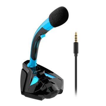 Promate Universal Digital Stereo 3.5mm Desktop Gaming Microphone