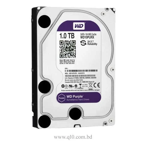 WD Purple 10TB Surveillance Hard Drive
