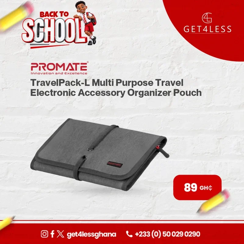 Multi-Purpose Travel Electronic Accessory Organizer Pouch