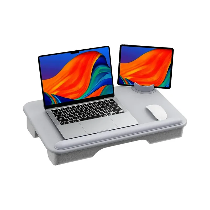 Green Lion Multi Functional Cushioned Lap Desk 17″ – Grey