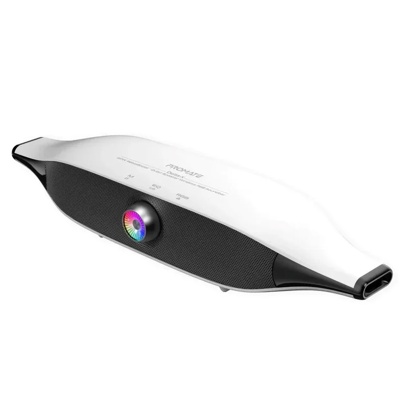 Promate 20W BT5.4 Wireless Soundbar Speaker with RGB, USB-A, BT