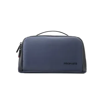 Promate Large Capacity Tech Accessory Pouch with Multiple Compartments – Blue