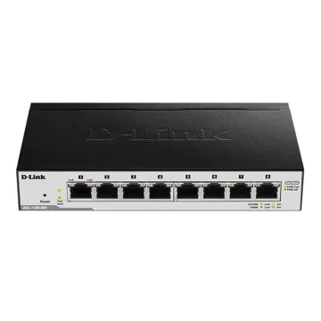 D-Link 8 PORT 10/100/100 Mbps POE Easy Smart Green Switch