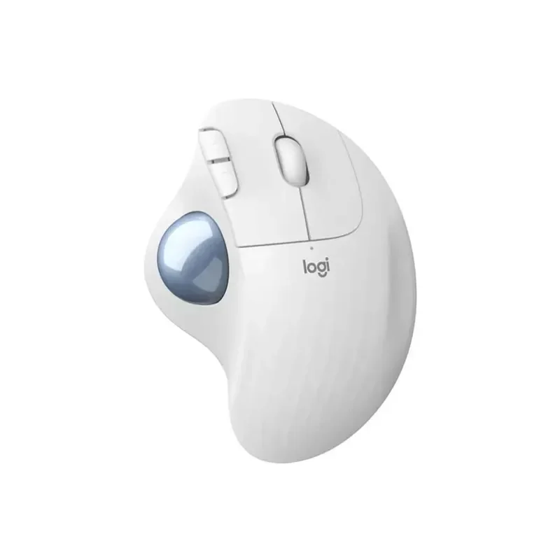Logitech M575 Mouse Ergo Bluetooth Trackball Mouse-Off White