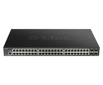 D-Link DGS-1250-52XMP 48-Port Smart Managed PoE Switch