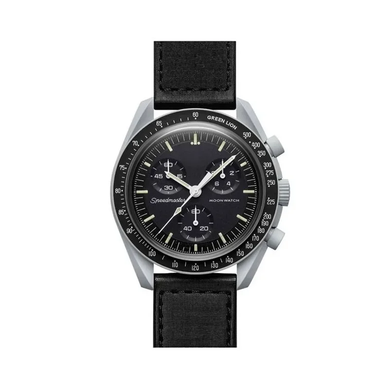 Green Lion Journey to Moon Smart Watch – Black