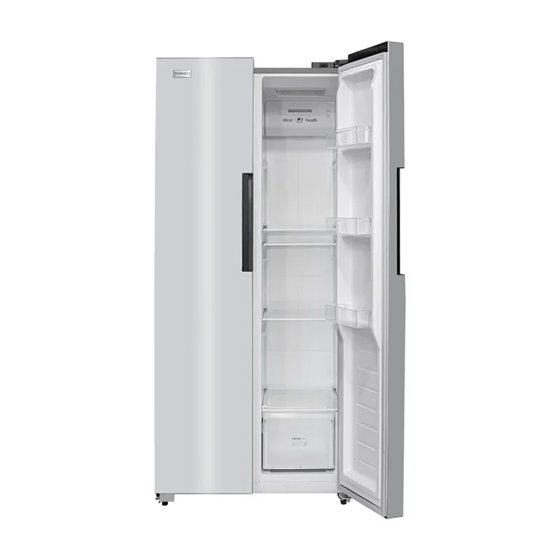 Nasco Fridge Side By Side 440 Ltr Silver