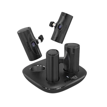 Promate Power Bank charging dock with 4 x 5000mAh Mini Power Banks