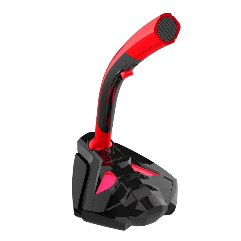 Vertux Universal Digital Stereo 3.5mm Desktop Gaming Microphone
